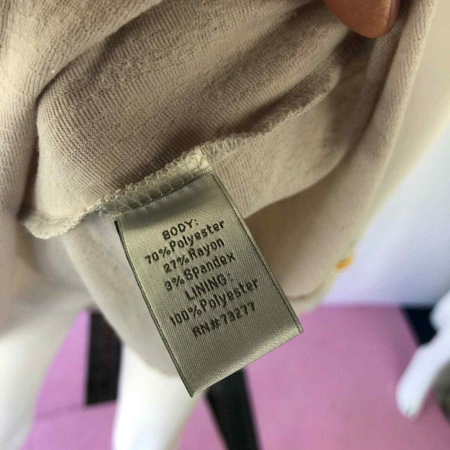 Lauren Conrad Small Beige Sleeveless Dress