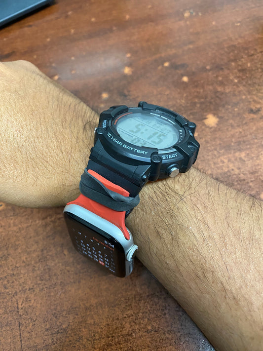 Casio Watch and Apple Watch Together
