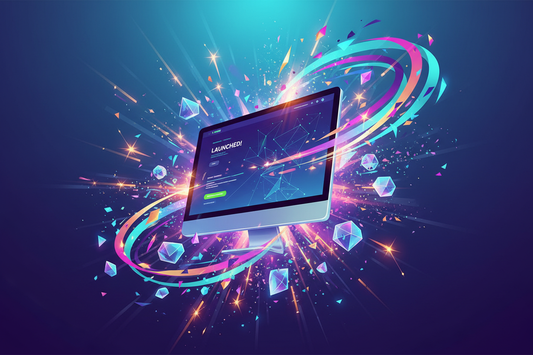 Today, I just created my website