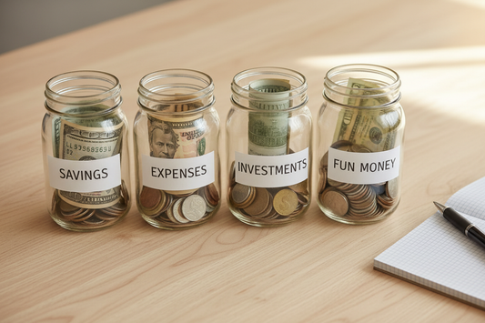 How I Separate My Hustle Money Using Simple Jars