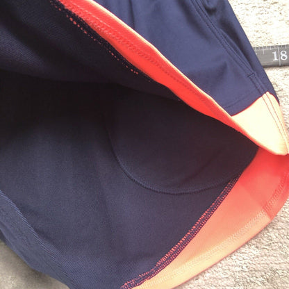 Under Armour Shorts Women's Medium Blue Mid Rise Loose Waistband WideLeg