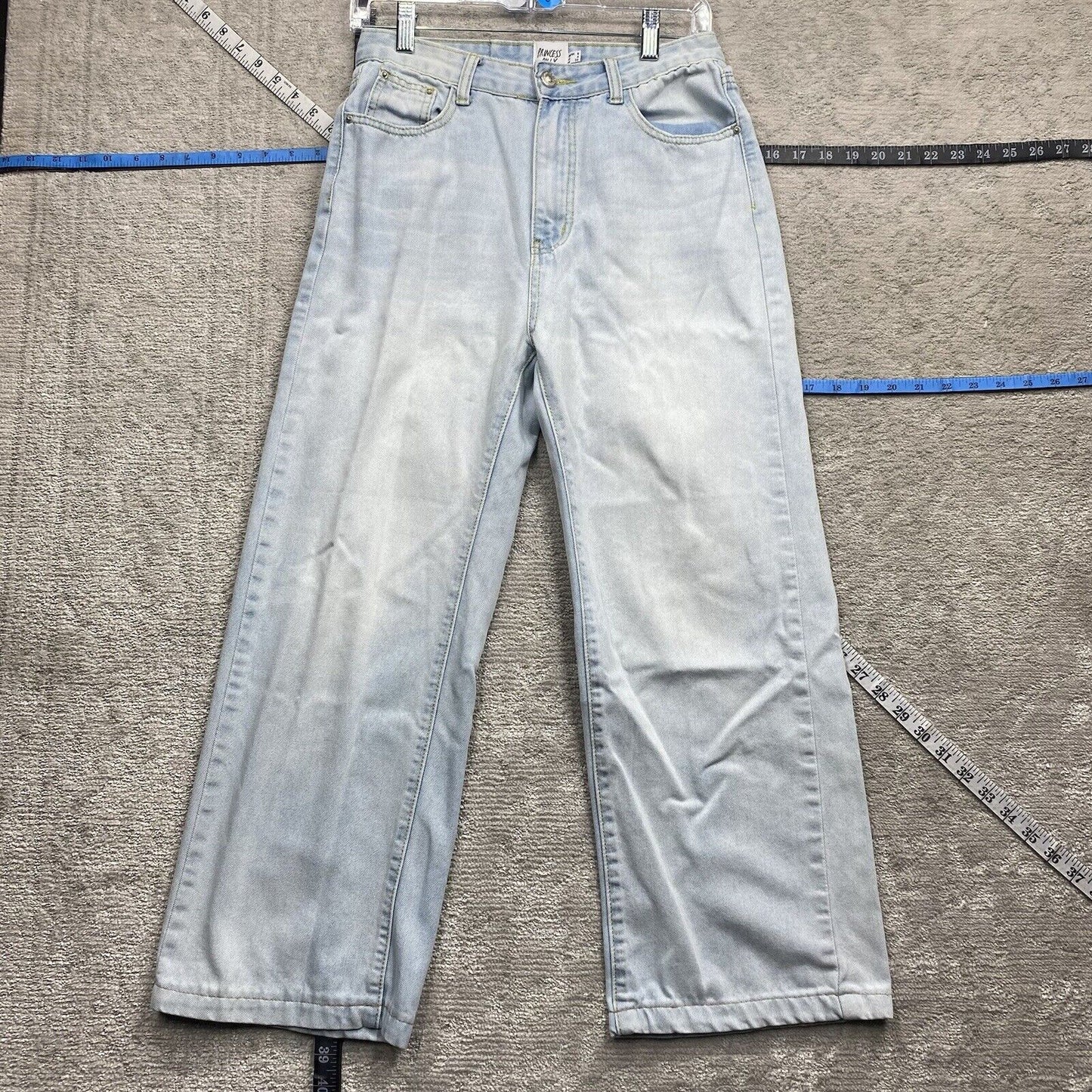 Princes Polly Jeans Women's Size 4 Light Blue Straight Loose Pants