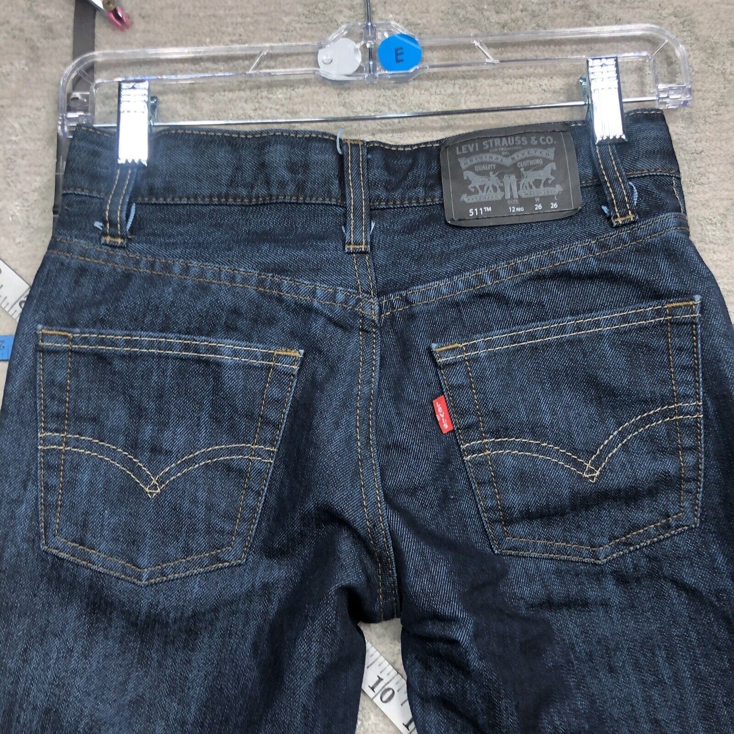 levi's 511 Jeans Men's Size 26x26 Blue Demin Slim Straight