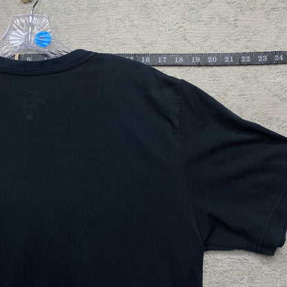 Nike Shirt Men's Large Navy Blue Black Short Sleeve Crewneck Lebron James