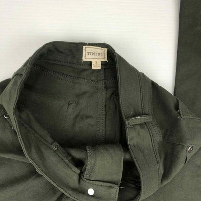 Timing Small 26W Black Straight Slim Pants