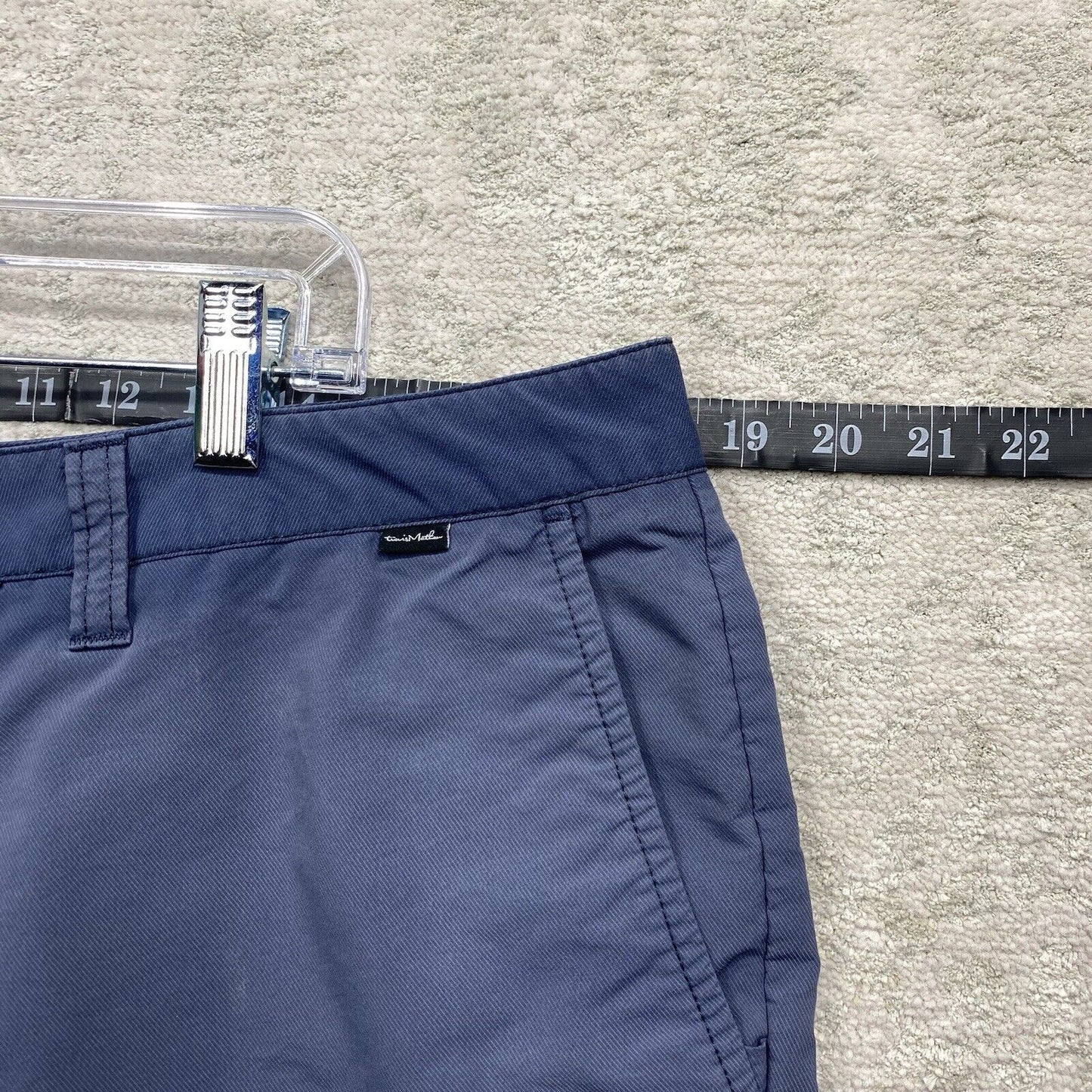 Travis Mathew Shorts Men's Size 36 Blue Loose Wide Leg Chino