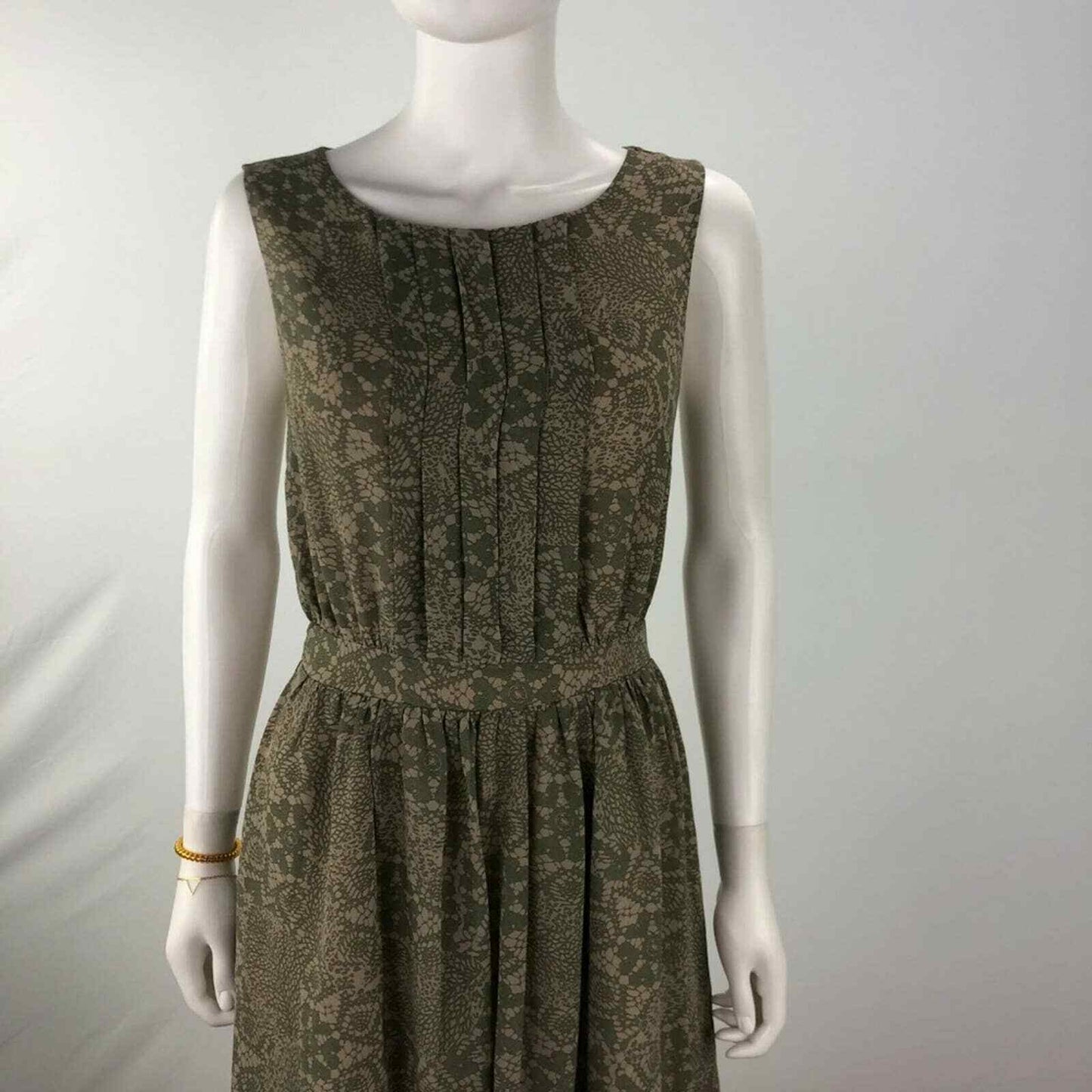 Love 21 S Sleeveless Long Wrap Dress Moss Green