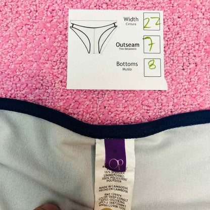 Op Deep Cobalt Women's Medium Bikini Bottom Swimsuit