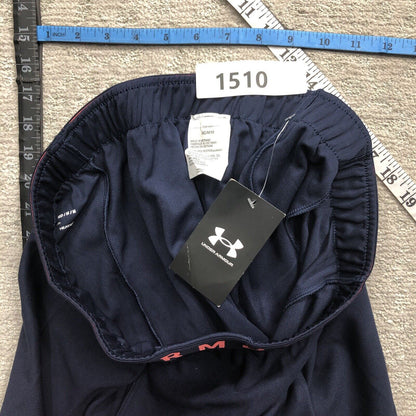 Under Armour Shorts Women's Medium Blue Mid Rise Loose Waistband WideLeg