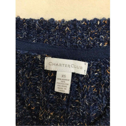 Charter Club Women's Sweater Blue Size XS