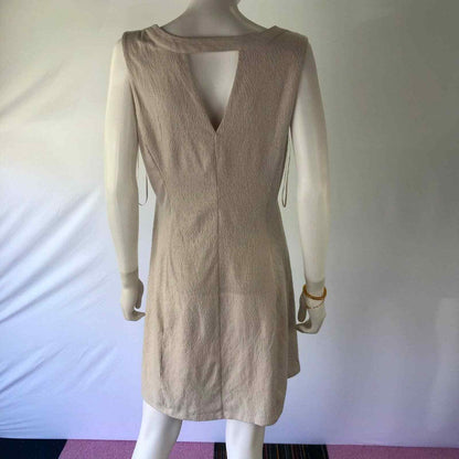 Lauren Conrad Small Beige Sleeveless Dress