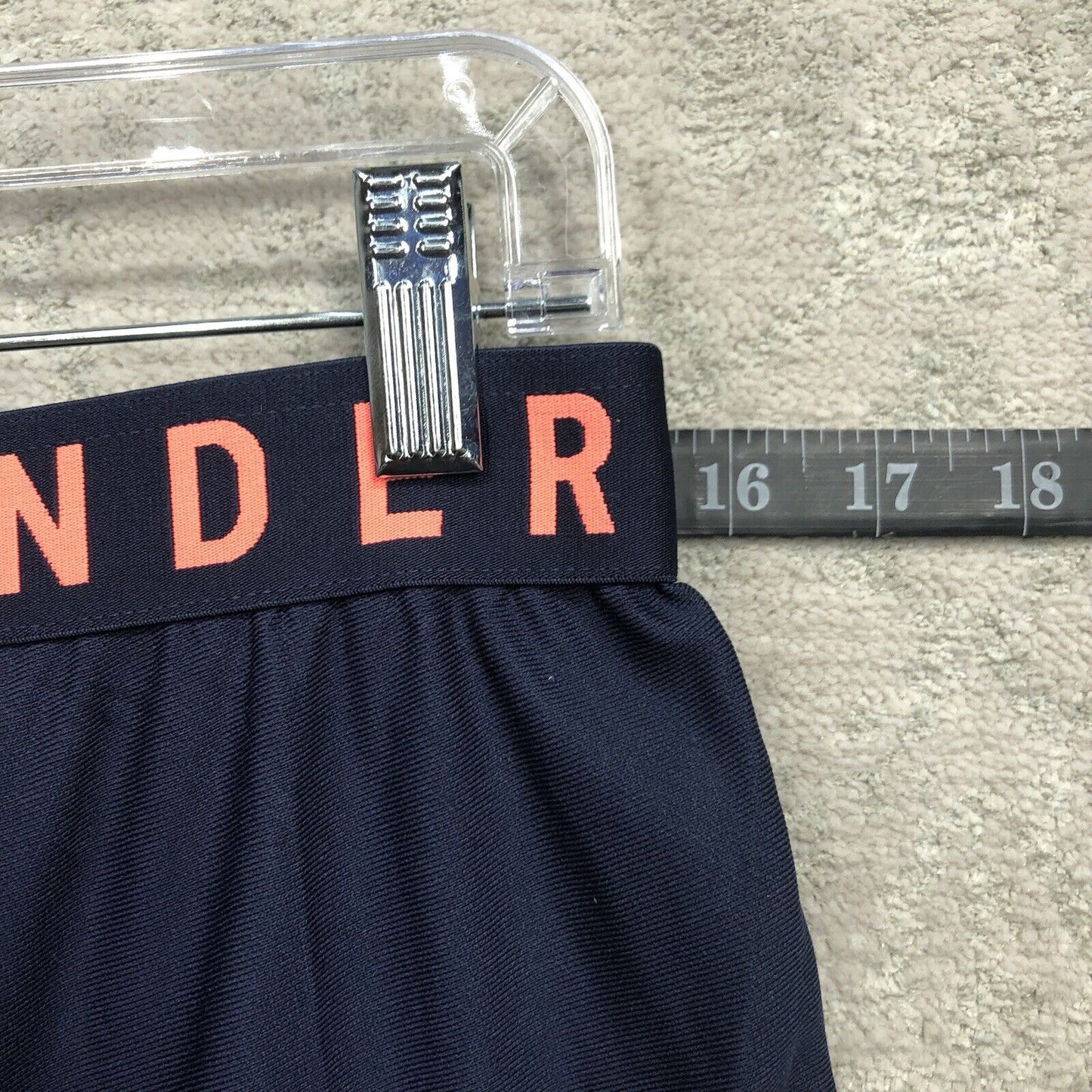 Under Armour Shorts Women's Medium Blue Mid Rise Loose Waistband WideLeg