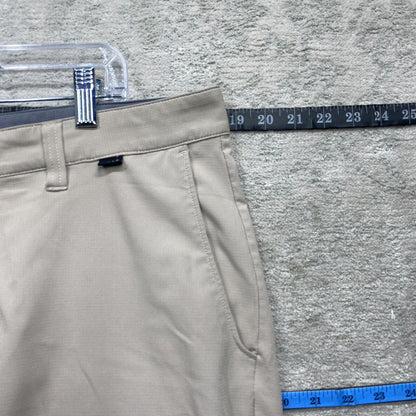 Travis Mathew Shorts Men's Size 36 Beige Loose Wide Leg Chino