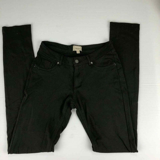 Timing Small 26W Black Straight Slim Pants