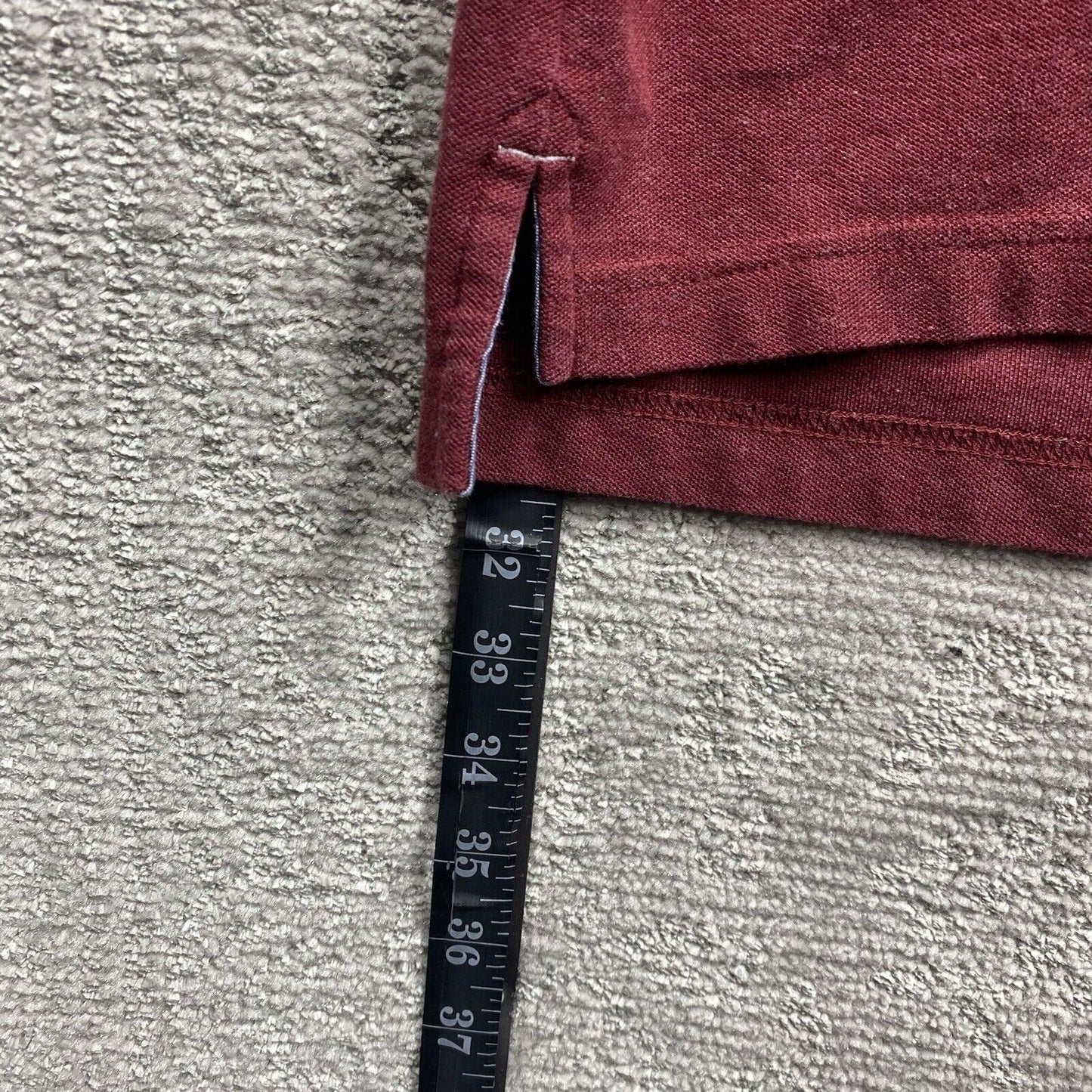 Penguin Polo Shirt Men's Extra Large Red Burgundy Short Sleeve