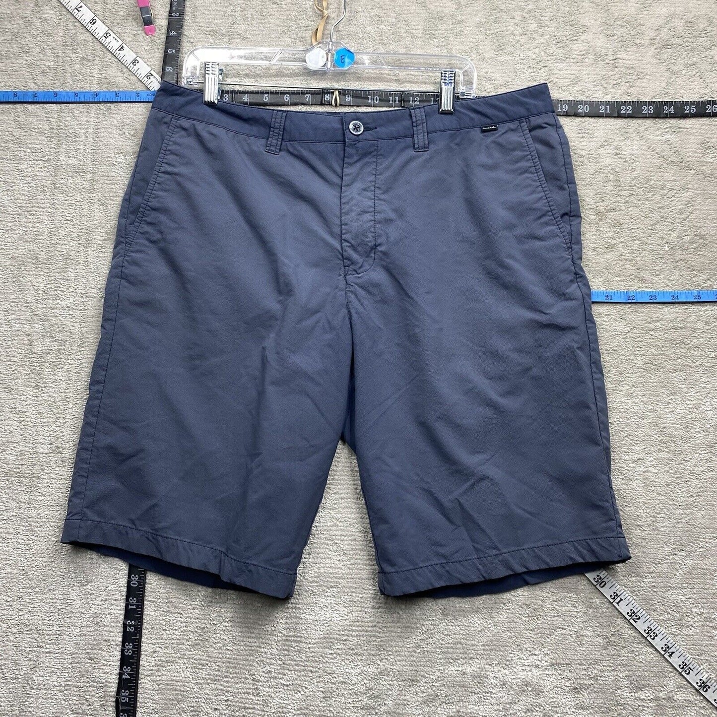 Travis Mathew Shorts Men's Size 36 Blue Loose Wide Leg Chino
