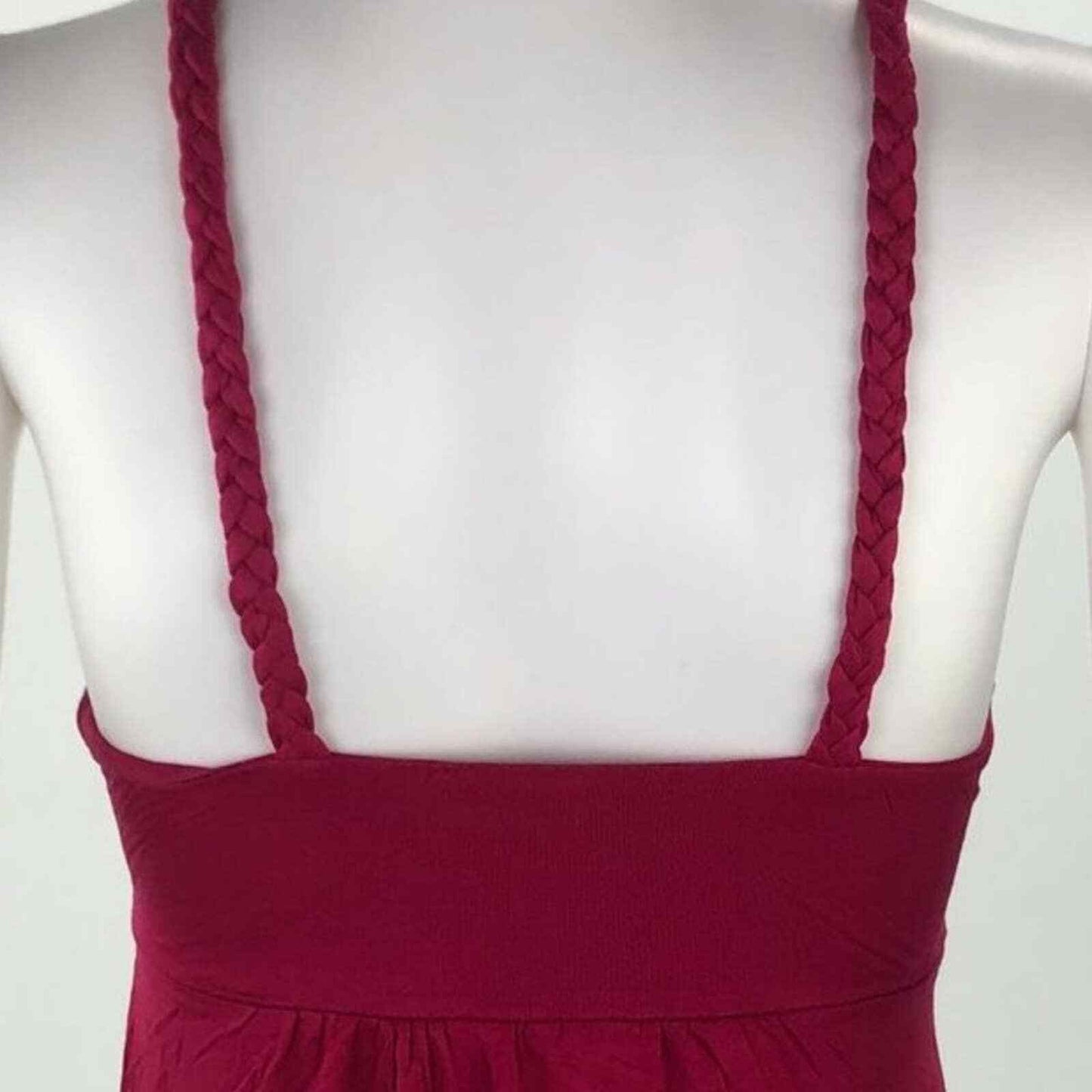 Forever 21 XXI Women's Small Red Halter Sleeveless Dress