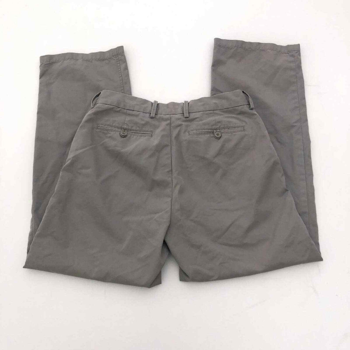 GAP Waist 30 Gray Straight Relaxed Khaki Pants