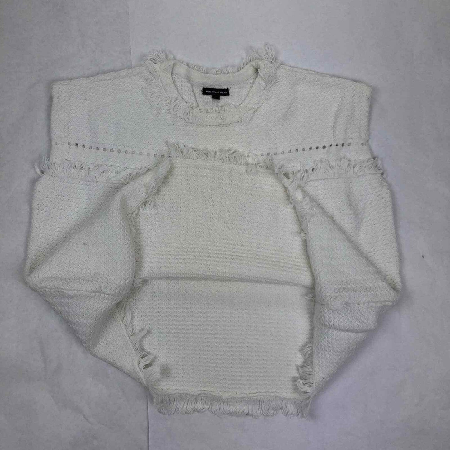 Who What Wear Women's Sweater White Size Large